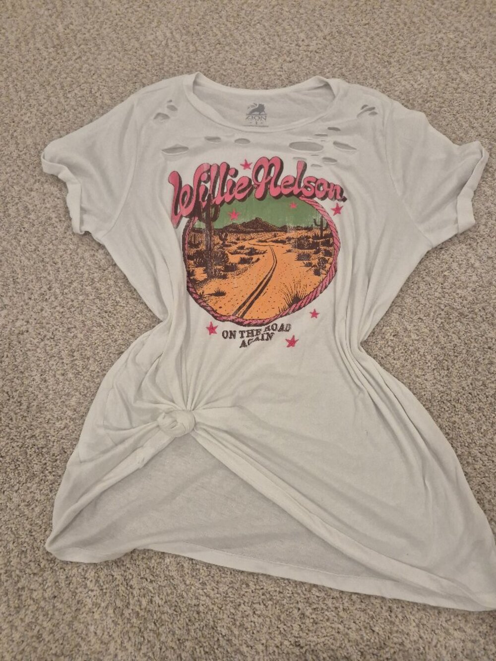 Willie Nelson Zion XL T Shirt